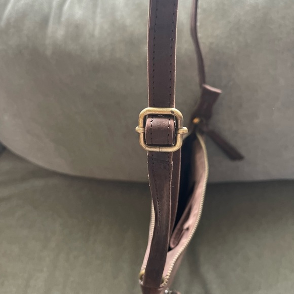 ESTALON Leather Crossbody Purse for Women -Brown - Picture 3 of 4